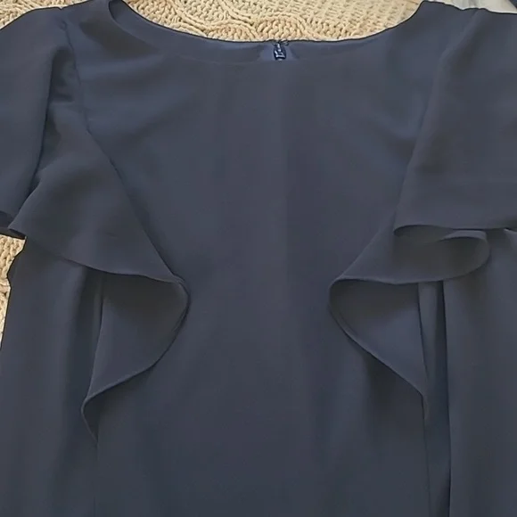 Jessica Howard LBD with Short Flutter Sleeves - Size 14 - Picture 3 of 7